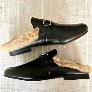 Steve Madden Khloe Fur Mules 7.5